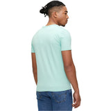 Guess A79000 Mns Ss Cn Box Logo Tee Blue