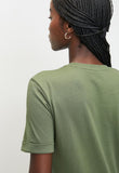 Polo Womens Nandi T-Shirt Dress In Olive Green