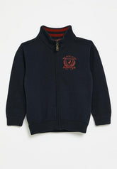 Polo 0055443 Boys Sipho Zip Through Jersey Navy