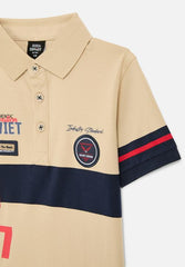 Soviet B Motion Svt9115 Boys S/Slv Fashion Golfer