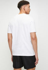 Puma Mens Whitegraphic No.1 Logo Tee