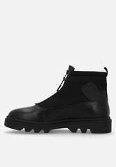 Mazerata Mens Vinchey 9 Faux Leather Shoes Black
