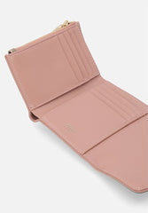 Polo Havana Compact Trifold Purse Dusty Pink
