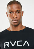 RVCA Mens Big Rvca Short Sleeve T-Shirt In Black & Grey