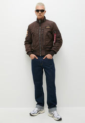 Alpha 103101 Mens Engine Jkt Brown