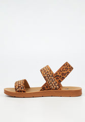 Butterfly Feet Ladies Zina 23 Sandals In Leaopard Print