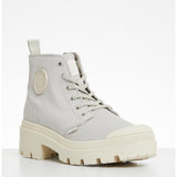 Palladium Womens Pallabase Twill Shoes In Moonstruck