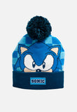 Boys One Up Up Beanie Sonic Light Blue