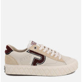 Palladium Womens Ace Lo Mix Leather Shoes In Sand
