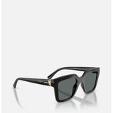 Vogue Womens Sunglasses In Shiny Black
