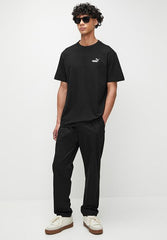 Puma Mens Black Ess Small No.1 Logo Tee