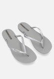 Ipanema Ladies Wave Fem Sandals In Silver