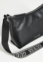 Guess Maleena Convertible Top Zip Black In Black