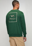 Rvca Mens All The Ways Crew Grass Green