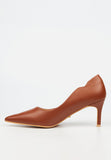 Miss Black Ladies Nola 6 Heels In Tan