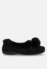 Hush Puppies Ladies Chloe Slippers In Black