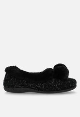 Hush Puppies Ladies Chloe Slippers In Black