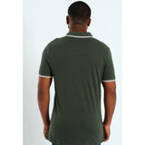 Guess Mens Tipped Core Polo Green
