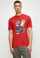 Ben Sherman Match Box Mens T-Shirt In Red