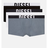 Diesel Mens Damien-D-Pop 3 Pack Boxers In Black & White