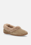 Hush Puppies Ladies Starry Slippers In Camel