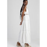 Sissy Boy Tiered Lace Maxi Dress Adore You In Off White