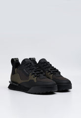Replay Mens Field Speed Carbon 25 Sa Sneakers In Green And Black