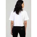 Sissy Boy Womens Glitz Galore Boxy T-Shirt In White