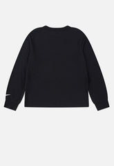 Nike Boys Bball Long Sleeve T-shirt In Black