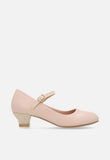 Pierre Cardin Girls Stella Glitter Heels In Pink