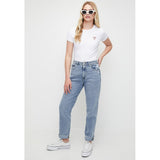 Guess High Rise Mom Light Wash