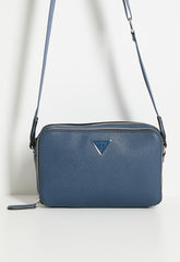 Guess Womens Viviette Mini Crossbody Bag In Navy