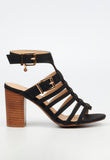 Miss Black Ladies Hazel 1 Heels In Black
