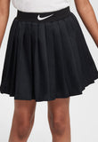Nike Girls Pleated Skirt In Black