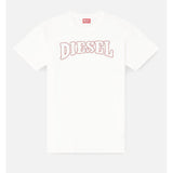 Diesel Mens T-Norm-V10 Regular T-Shirt In White