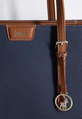 Polo Womens Cabana Book Tote In Blue