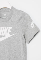 Nike Boys Future Evergreen T-Shirts In Grey Heather