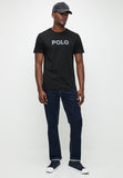 Polo HD Logo Printed T-Shirts For Men In Black