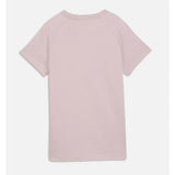Puma Womens Essential Sequins Short Sleeves T-Shirt In Misty Pink