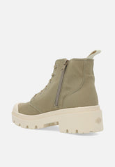 Palladium Womens Pallabase Twill Shoes In Dune