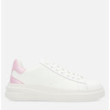 Guess Womens Elbina 6 Sneakers In White/Pink