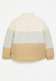 Polo Girls Bailey Colour Blocked Puffer Jacket In Multi