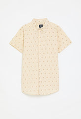 Polo Boys Jude Monogram Short Sleeve Shirt In Sand