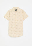 Polo Boys Jude Monogram Short Sleeve Shirt In Sand