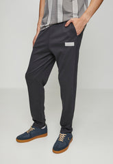 Polo Mens Sport Ribbed Jogger In Charcoal