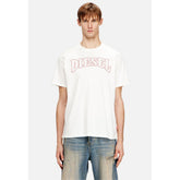 Diesel Mens T-Norm-V10 Regular T-Shirt In White