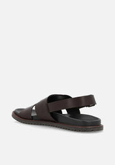 Polo Mens Brown Moulded Trim Sandal
