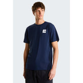 The North Face Mens Evolution Box Half Dome Regular Short Sleeves T-Shirt In Summit Navy