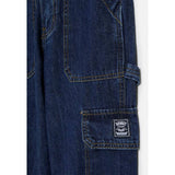 Soviet Boys Rhythm Oversized Cargo Denim Dark Indigo