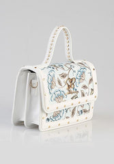 Sissyboy Bg822 Ladies Flower Print Bag Blue